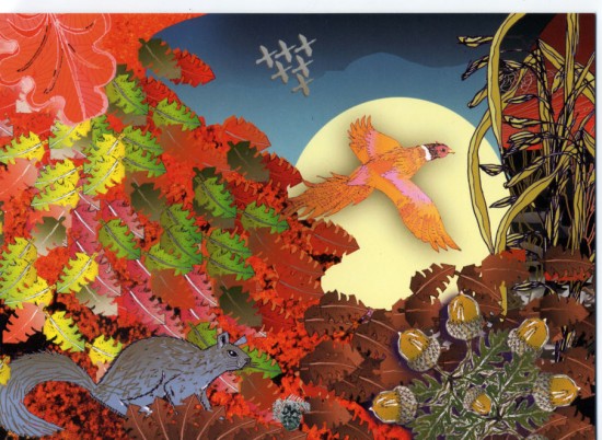 Season Notecard Fall Example